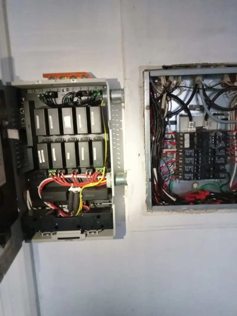 Electrical panel upgrade completed for Ring Doorbell Installation in Covedale